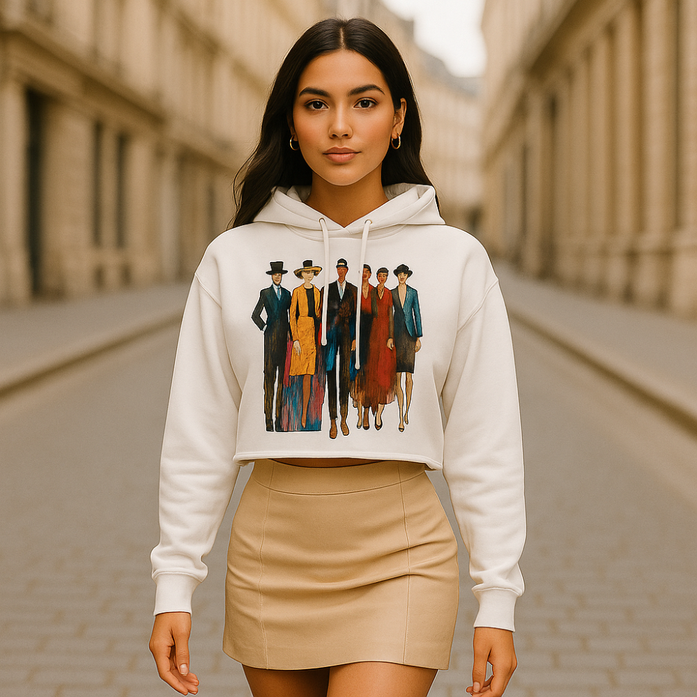 Cropped Hoodies Are In - Women