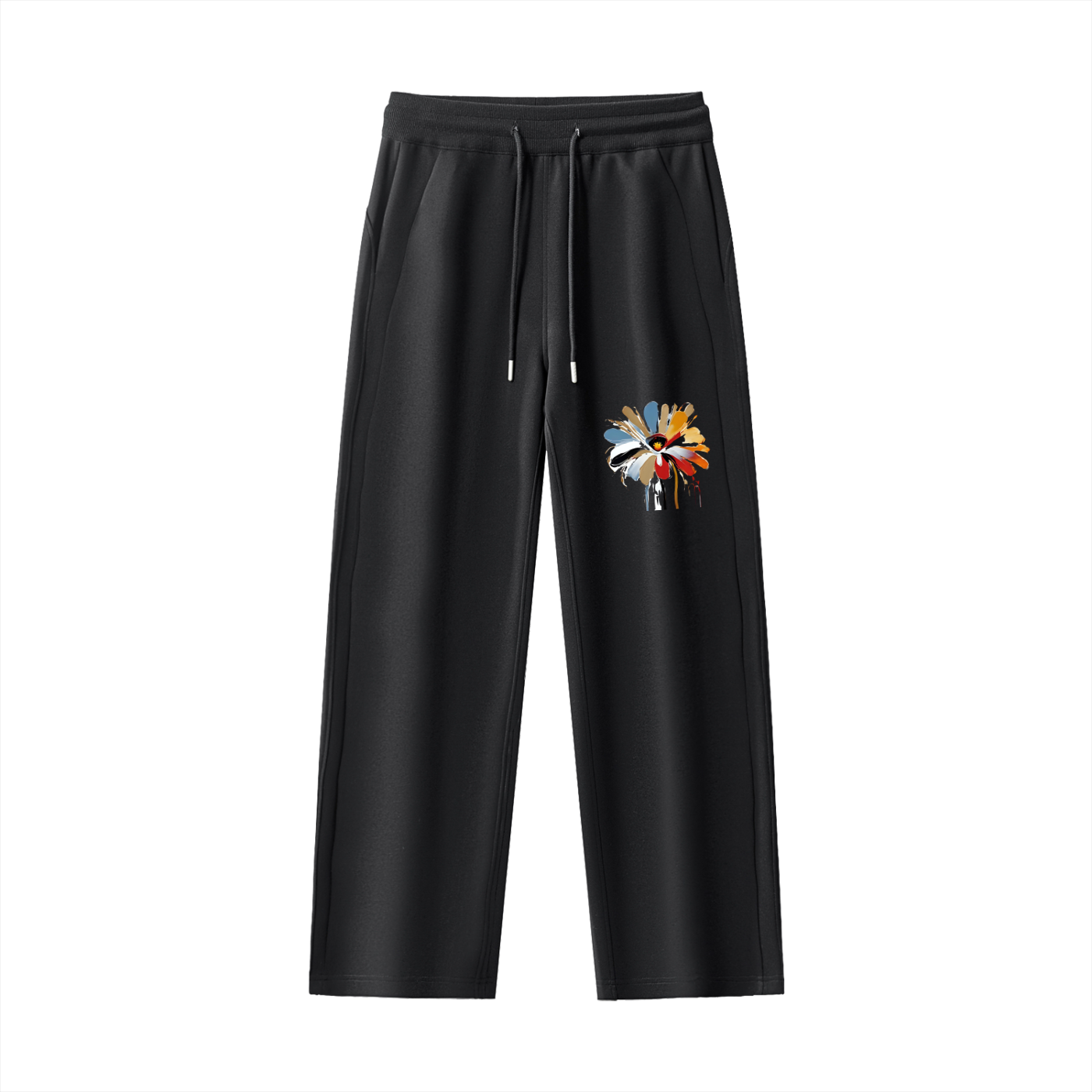 Essential Drawstring Straight-Leg Sweatpants