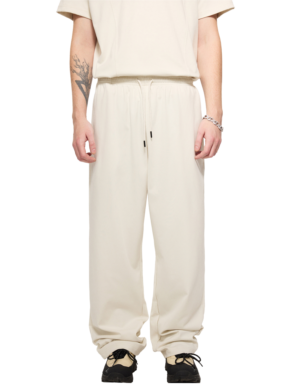 Mesh-Lined Athletic Sweatpants