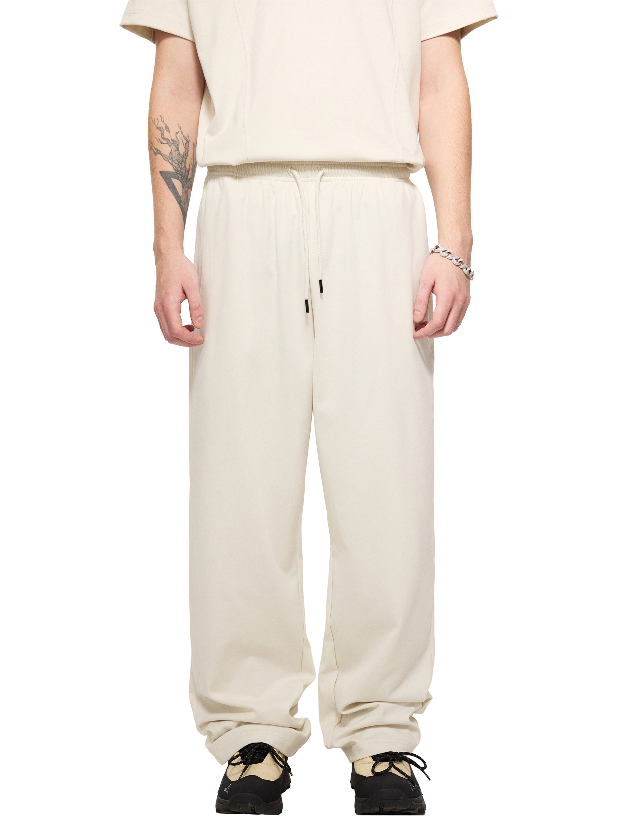 Mesh-Lined Athletic Sweatpants