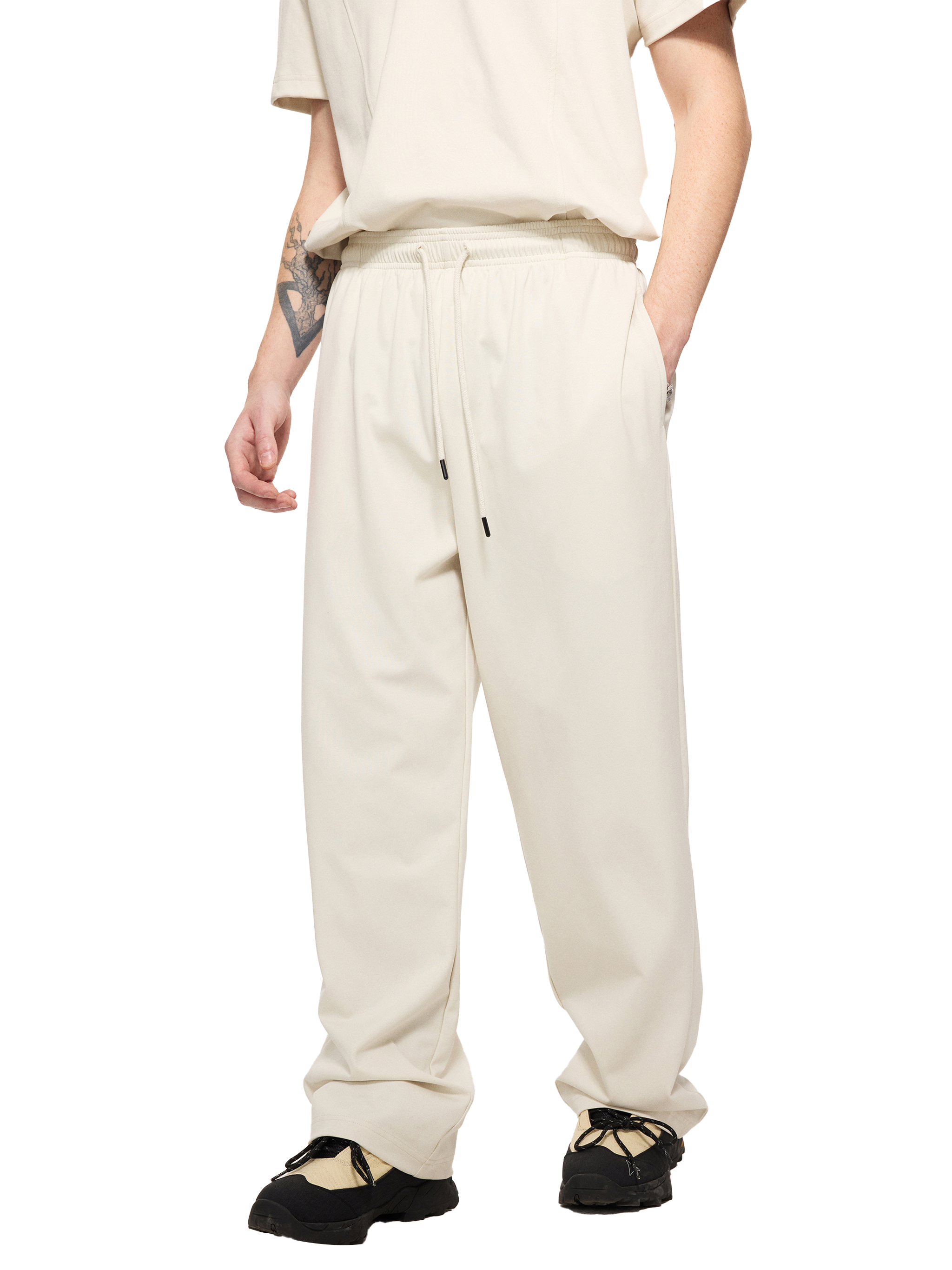 Mesh-Lined Athletic Sweatpants